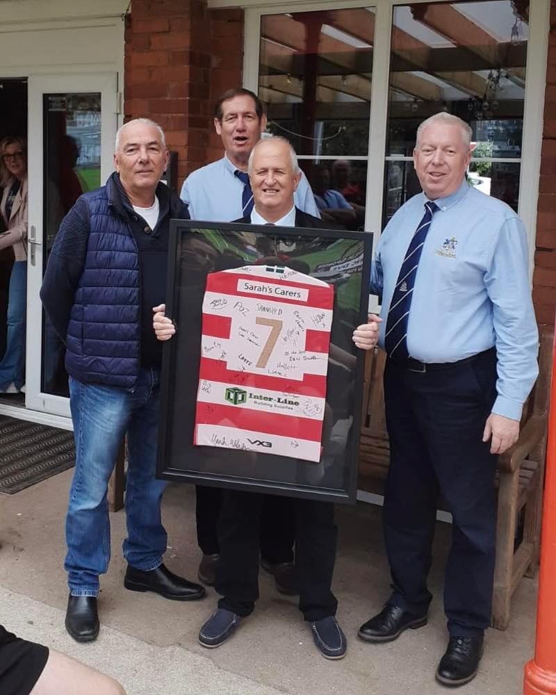 Signed Paignton RFC shirt presented to Stephen Clemens following his retirement from coaching