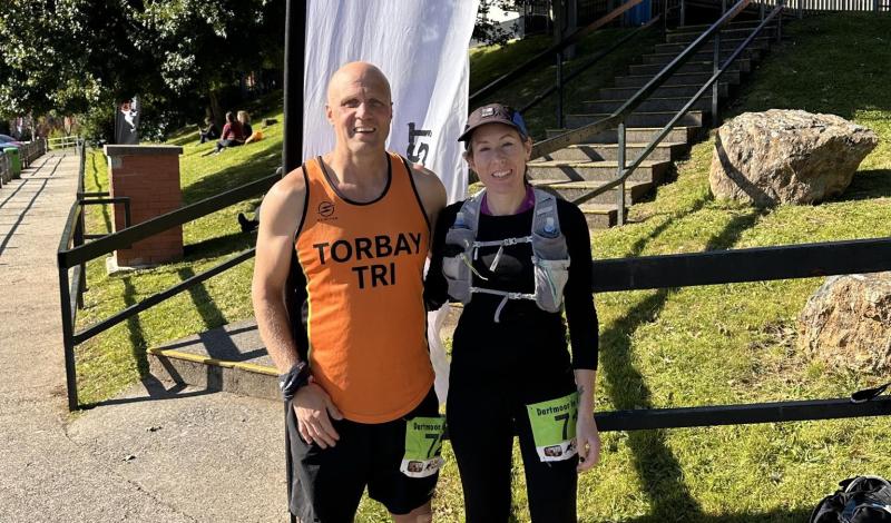 Tim Lewry completed his first 50k ultra marathon over Dartmoor