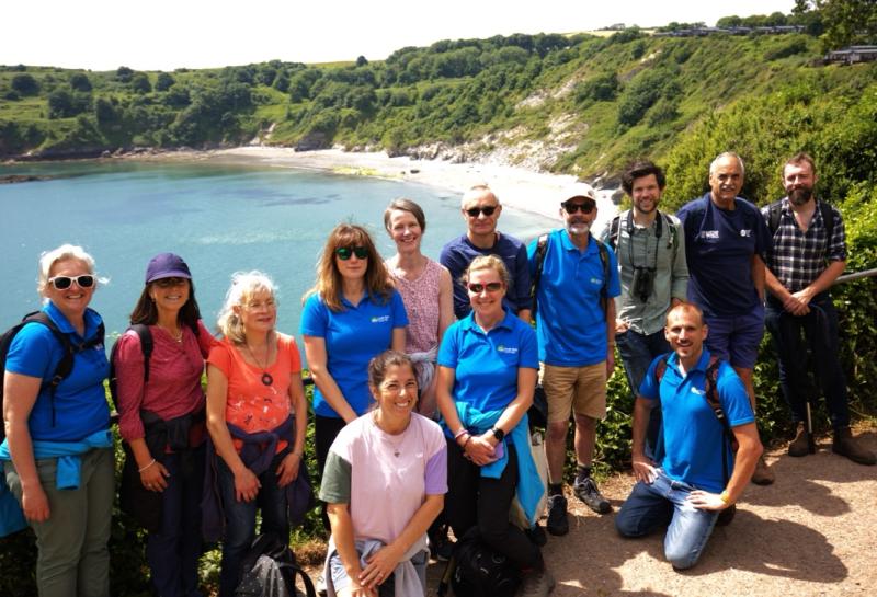 Valiant efforts of South West Coast Path volunteers recognised with King's Award