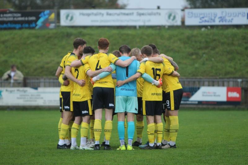 Big point for Buckland Athletic. Pic from Dylan Knight
