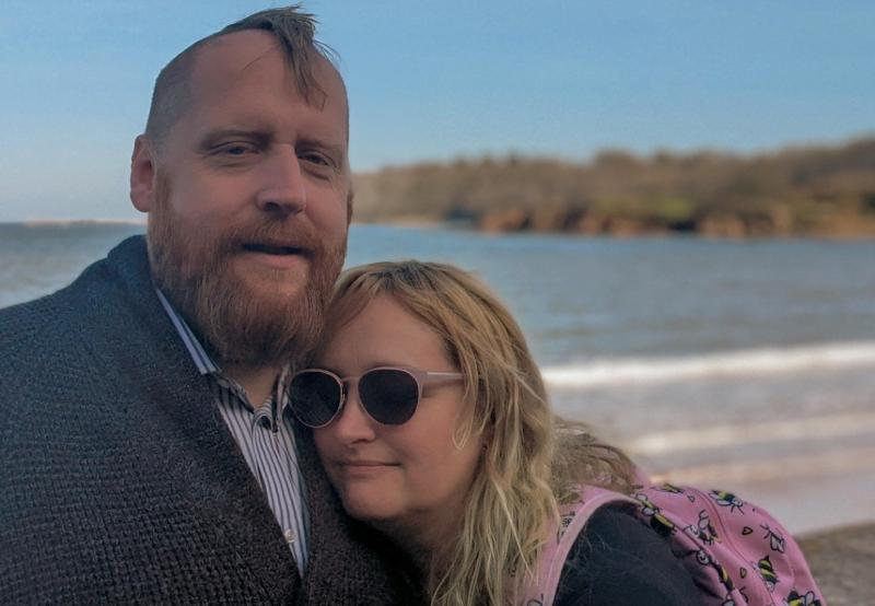 Widow joins Brixham Santa Run in husband's memory