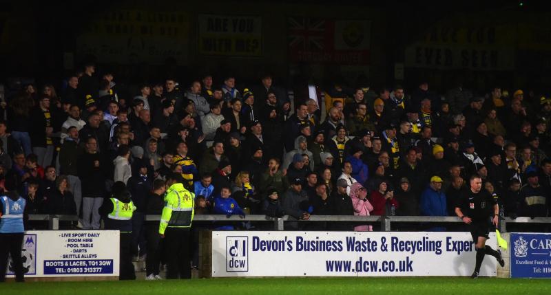 Torquay United fans. Pic from PPAUK