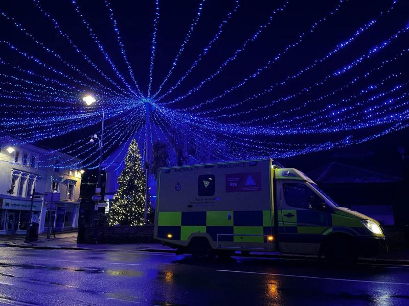 Ambulance Christmas message