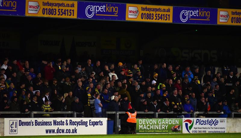 Smiles have returned to Plainmoor. Pic from PPAUK