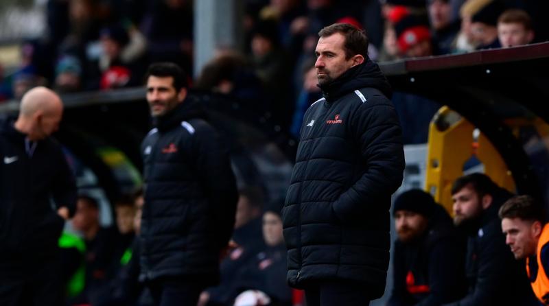 Paul Wotton unimpressed at Worthing. Pic from PPAUK