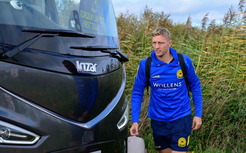 Dean Moxey on target for Torquay. Pic from PPAUK