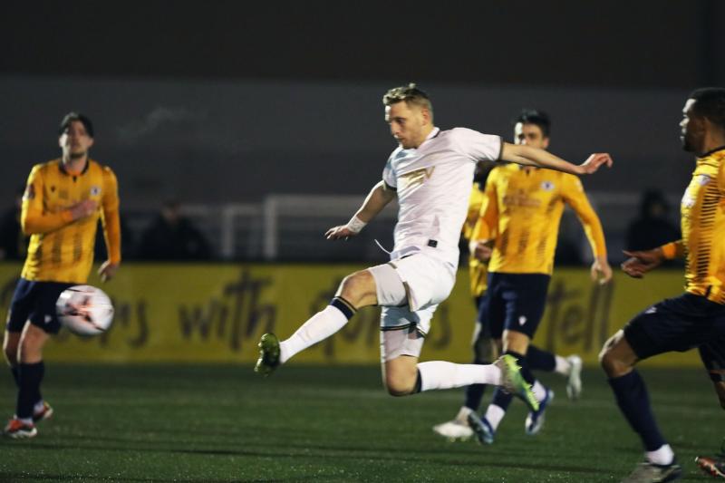Dean Moxey scores at Slough