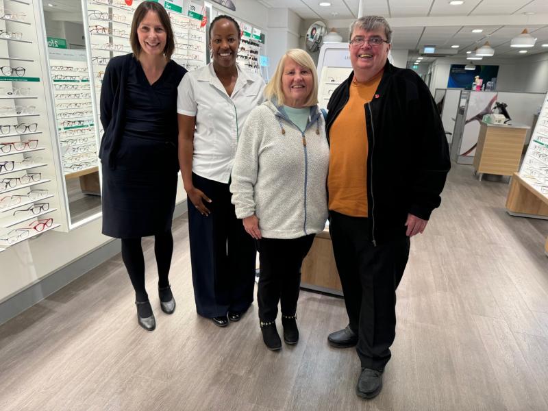 South Devon Specsavers join dementia awareness drive