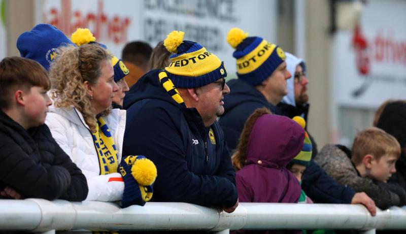 Tough watch for the Yellow Army at Maidstone. Pic from PPAUK