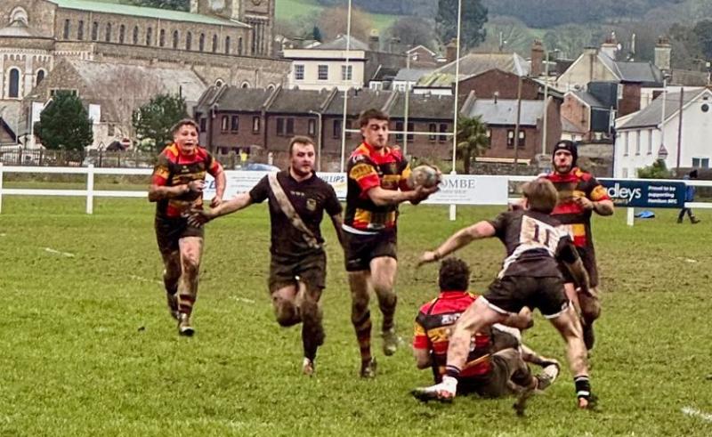 Honiton v Tics. Pic from Honiton RFC