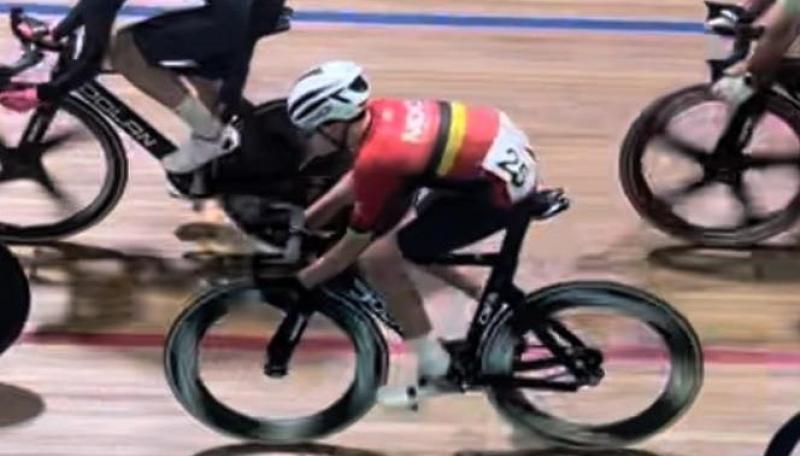 Matt Holmes on track for victory