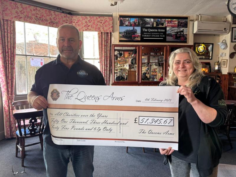 Torbay pub raises an astonishing £50K for charity