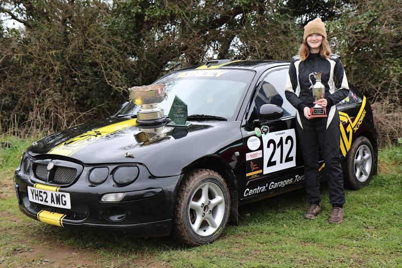 Polly Ashley - MG ZR - ASWMC 1st Choice Finishes Autocross Champion 2024. Pic from Nigel Cole