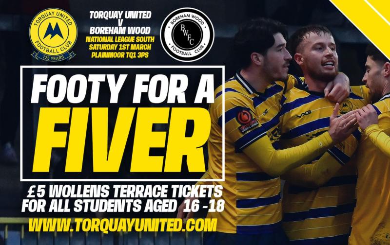 Special student offer at TUFC