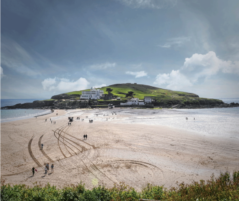 Burgh Island hosts VIP climate summit to tackle pollution crisis