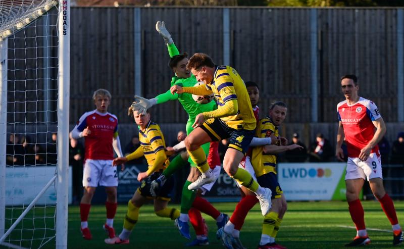 Jordan Dyer winner for Torquay. Pic from PPAUK