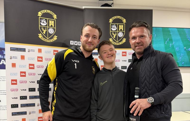 Buckland man of the match Adam Seedhouse-Evans