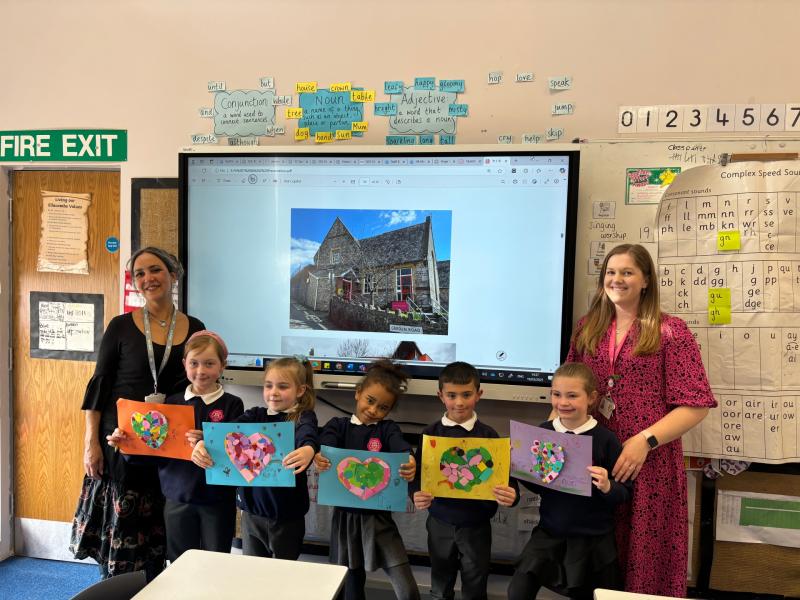 Ellacombe Academy children start mosaic heritage project