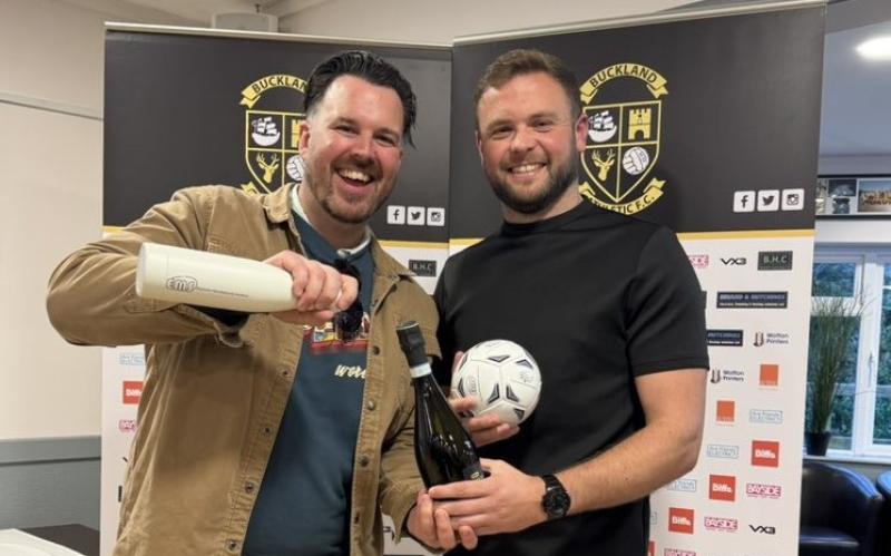 Buckland man of the match Todd Hanrahan