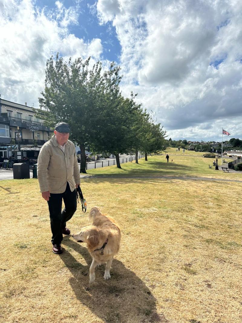 Steve Darling and guide dog Jennie