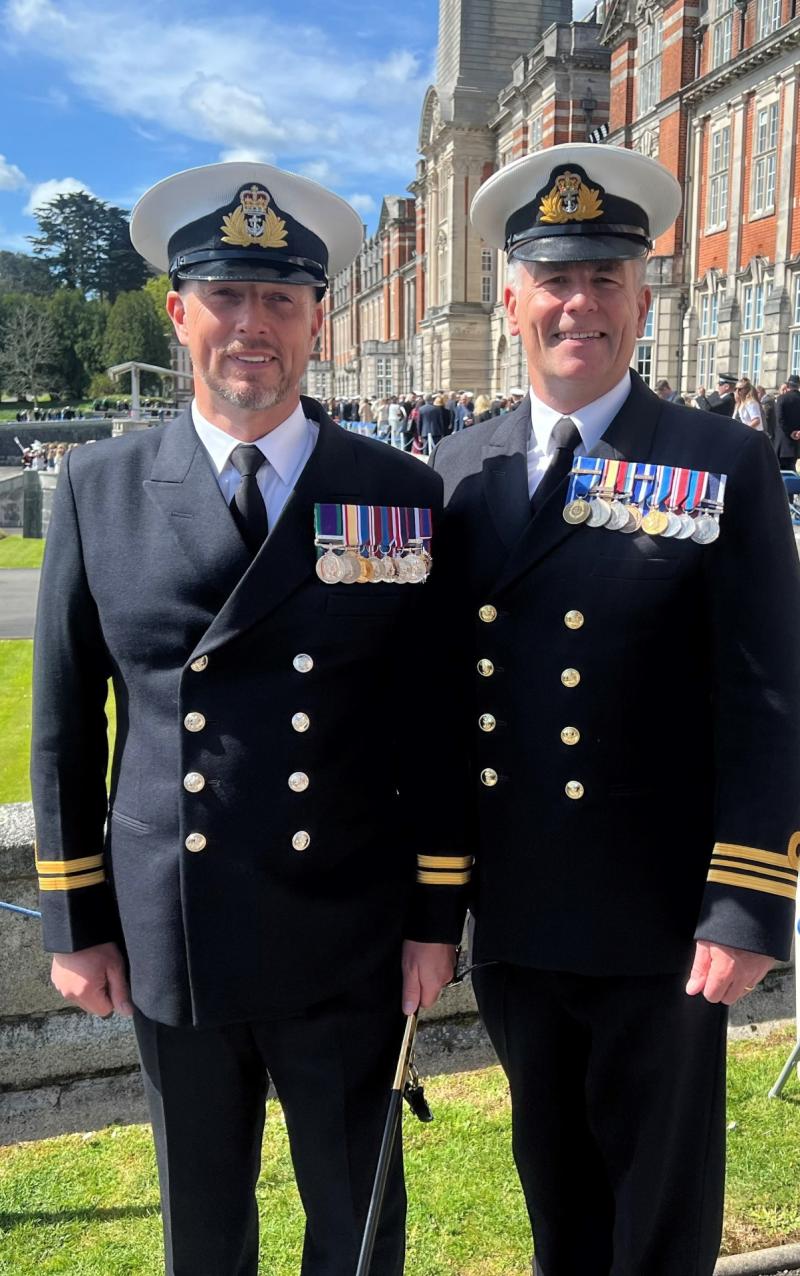 Lieutenant Commander &lsquo;Nobby&rsquo; Clark and Lieutenant &lsquo;Chats&rsquo; Harris 