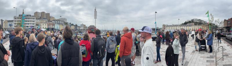 Torquay harbour at Easter