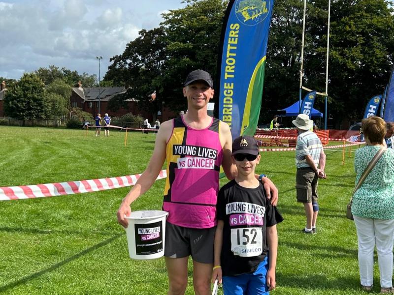 Paignton dad runs London Marathon to support children with cancer