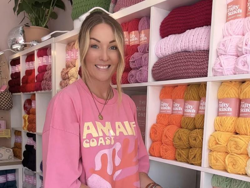 Sam  helps knit together Torquay's independent stores