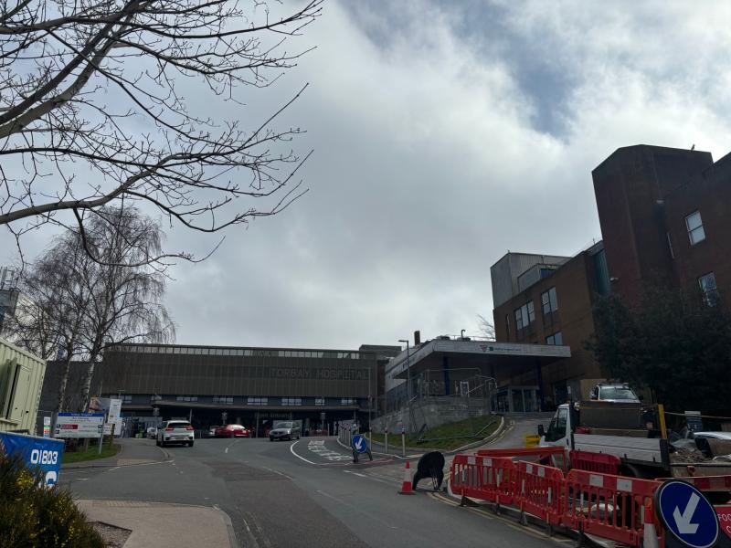 Man, 82, dies after Torbay Hospital car park crash