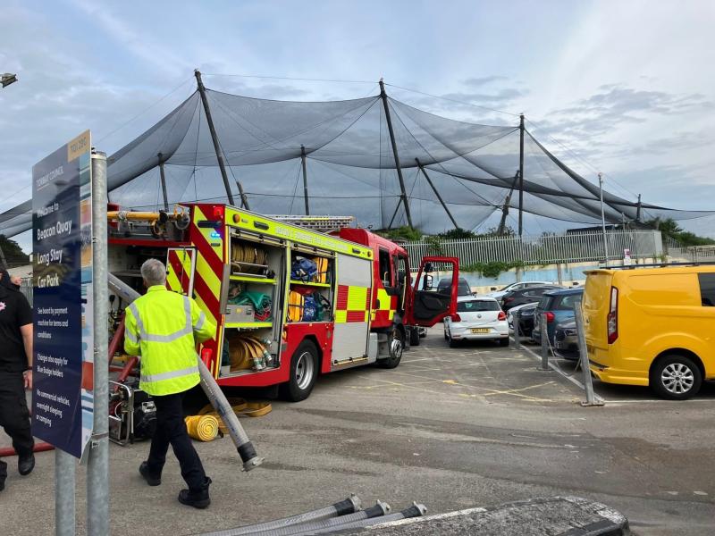 Deliberate fire near former Living Coasts prompts investigation