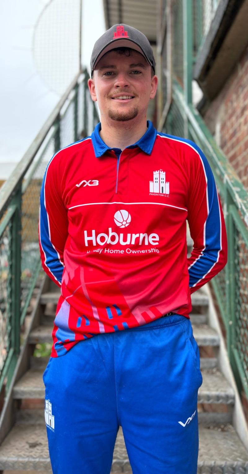 Luke Medlock of Paignton CC Pic  David Hammond.