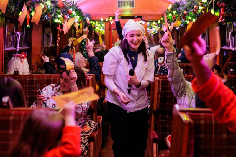 All aboard the South Devon Polar Express