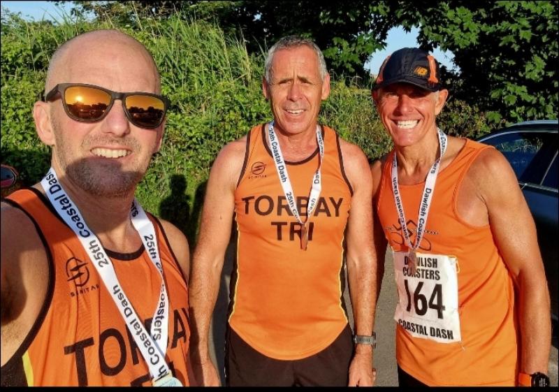 Dawlish Dash Simon Johnson, Jerry Hocking and Rich Smith