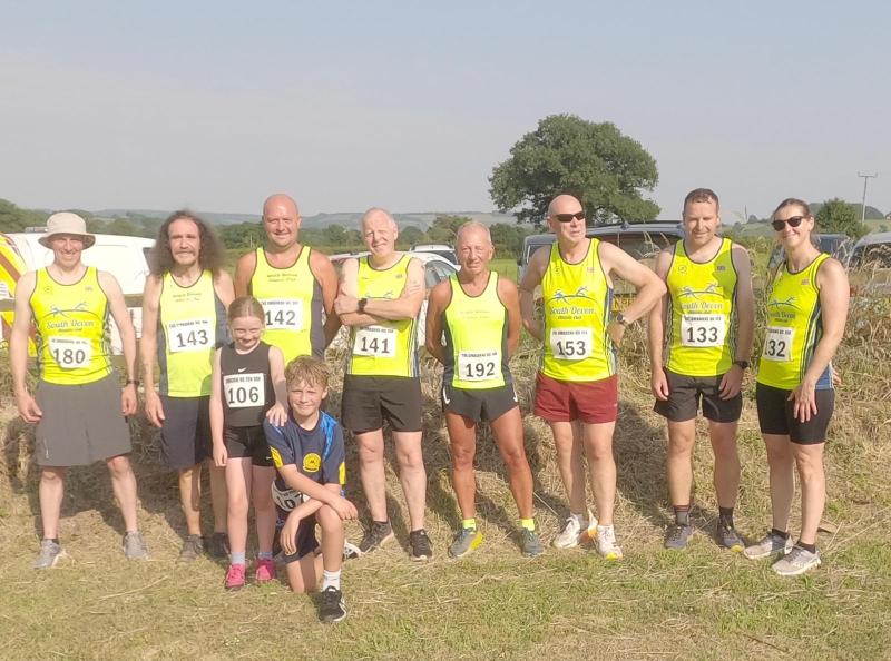 South Devon runners at the Umborne Ug