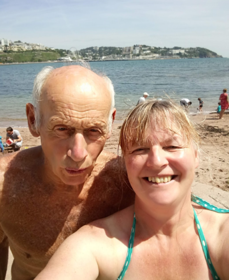 Len Short with daughter, Cala