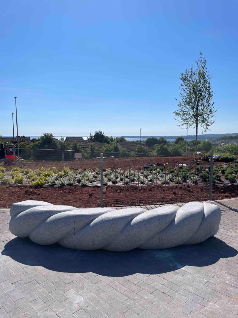 Rope View sculpture overlooks sea at new South Devon Lidl site