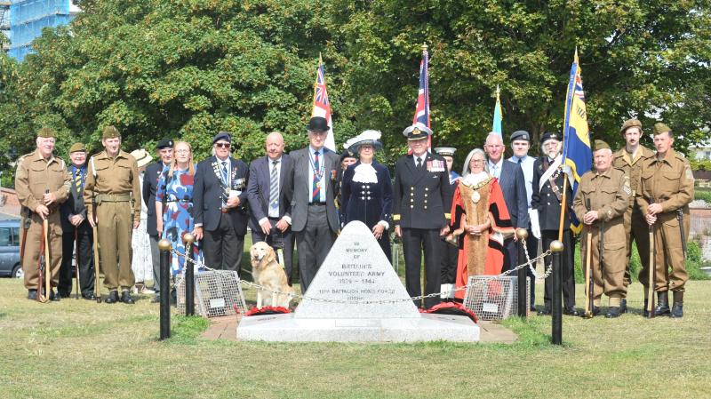 Veterans, VIPs and civic dignitaries at the Corby Head service Pictures Ali McPhee miraclePR.com 