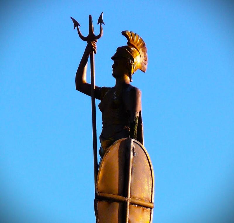 Britannia statue on the Pavilion at Torquay (Image courtesy: Save Torquay Pavilion)
