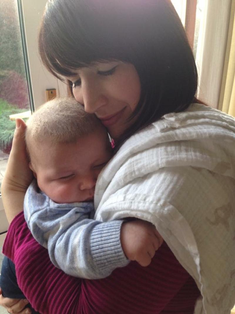 Natalie's photograph of her and her son, Charlie