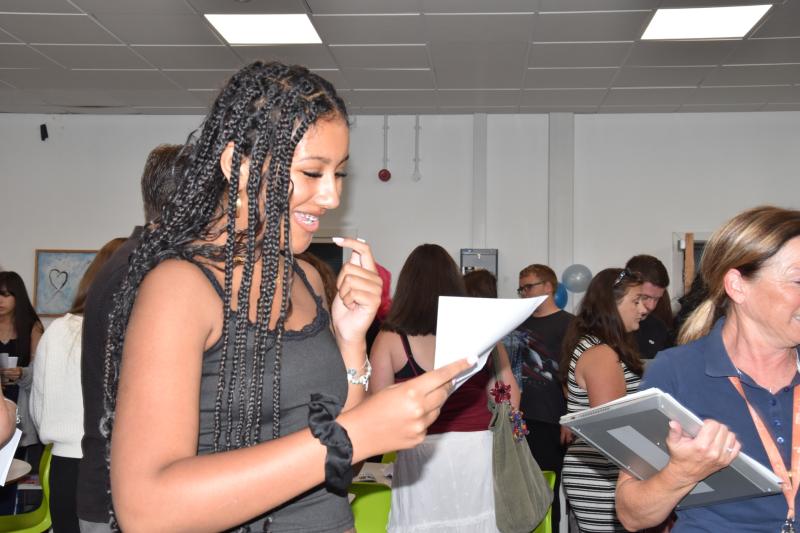 Isabelle Bartlett who achieved grade 9s in English literature and philosophy and ethics and a grade 8 in history.