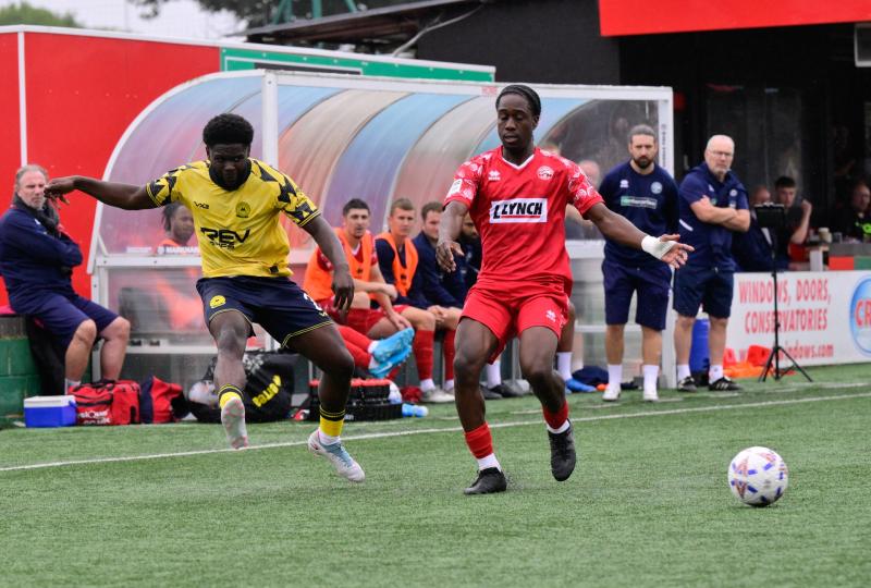 Torquay United at Hemel Hempstead. Pic from PPAUK