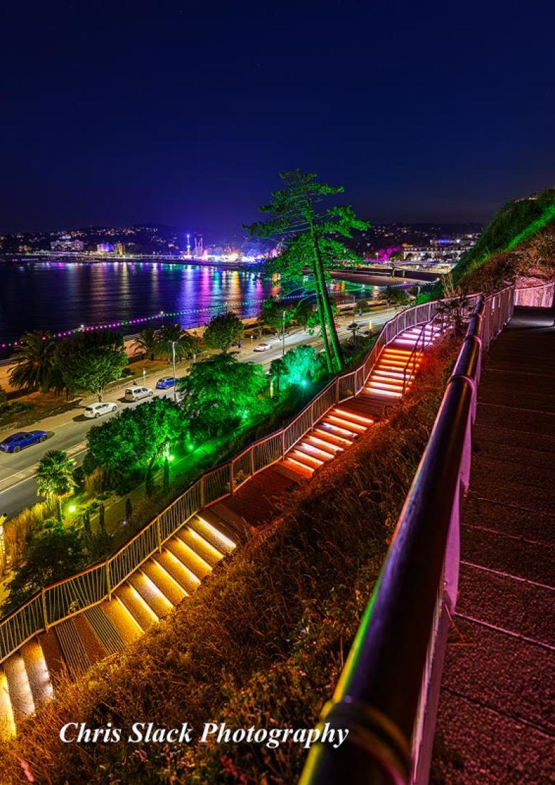 Rock Walk alight again Pic Chris Slack Photography