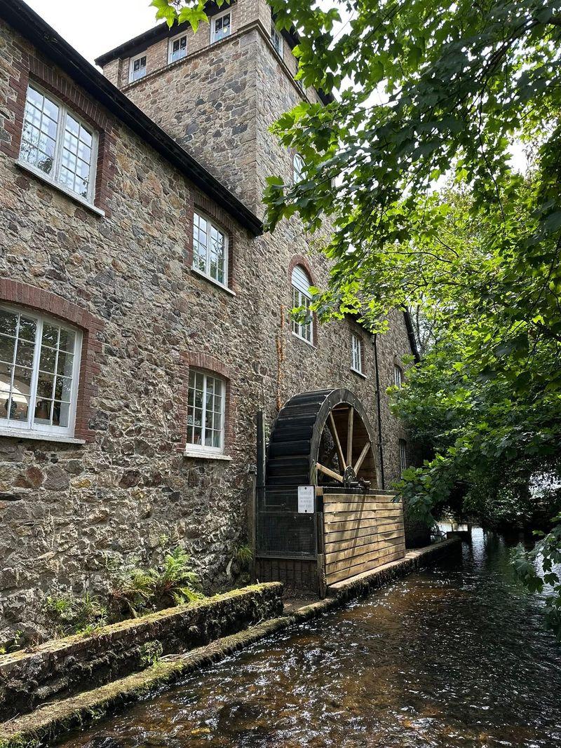 Iconic Bovey Tracey waterwheel turning once more after repairs