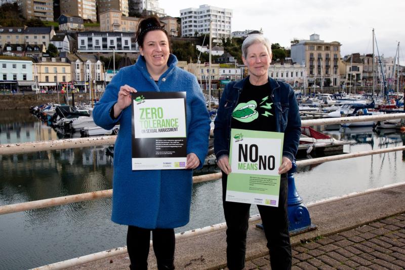 Councillor Hayley Tranter (left) and Mandy Barnes