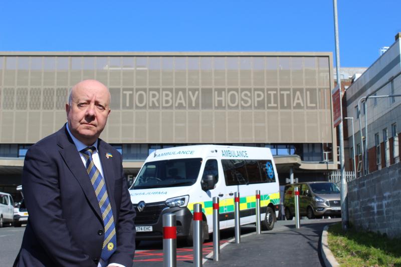 Steve Darling at Torbay Hospital