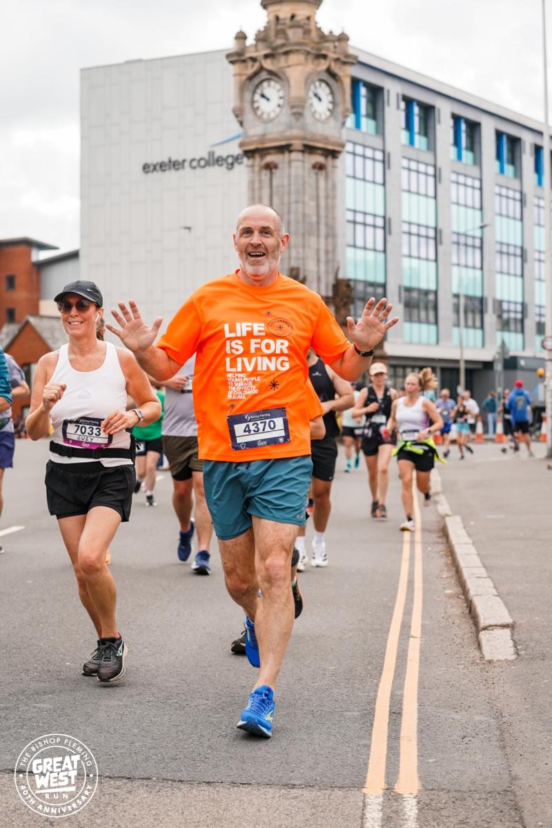 Volunteer mentor’s epic 50 half-marathon challenge nears its finish in Torbay
