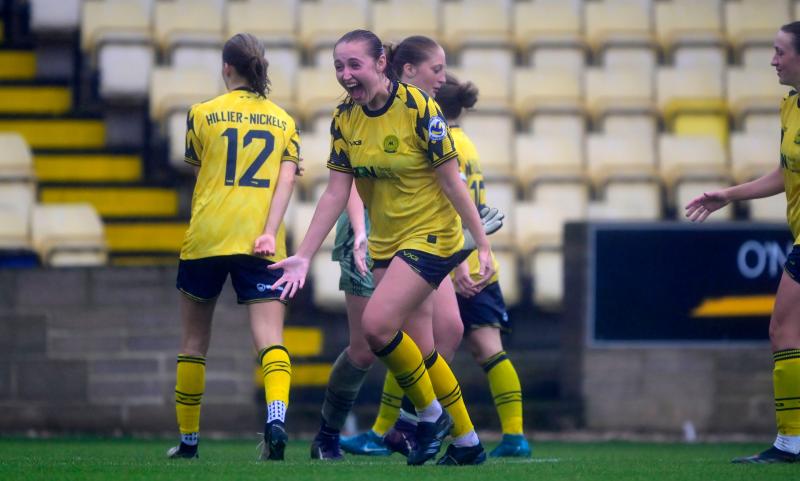 Joy for Torquay United Women. Pic from PPAUK