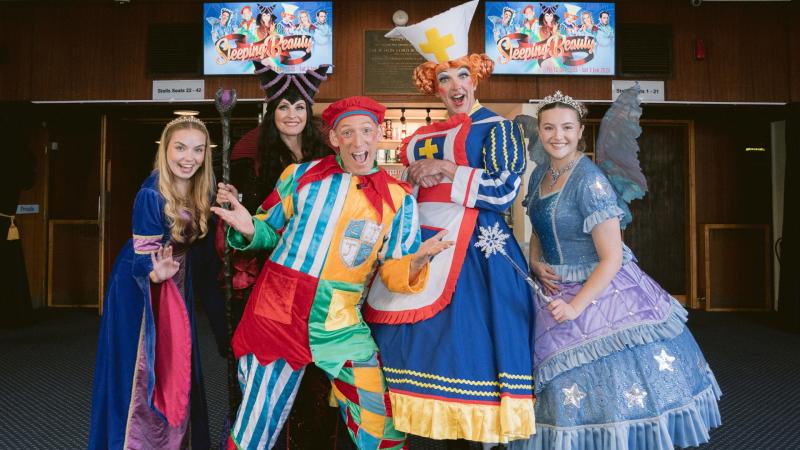 The cast of Sleeping Beauty, the panto at Torquay's Princess Theatre this year
