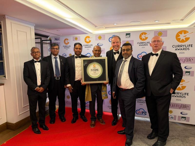 Devon curry house among UK’s top restaurants after national award