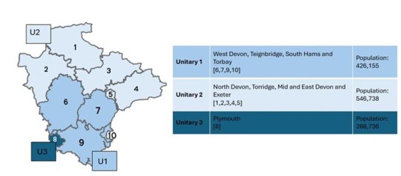 Devon District Councils' LGR proposal